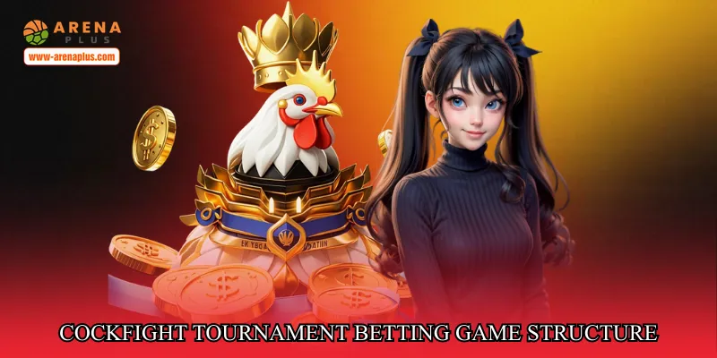 Cockfight tournament betting game structure