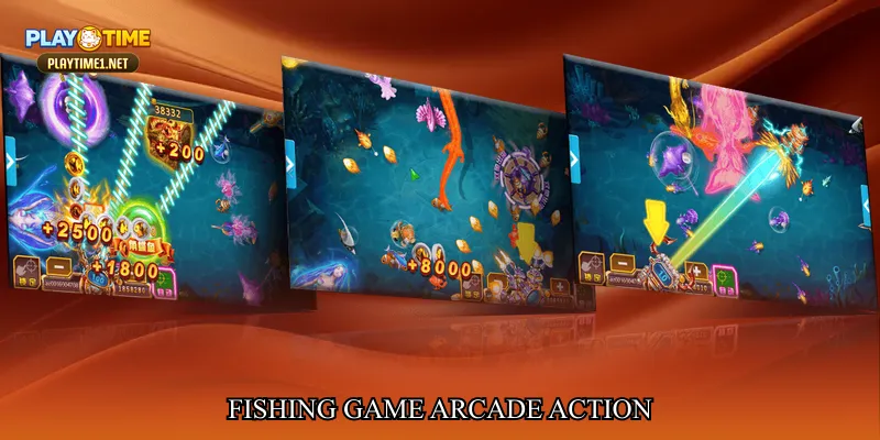 Fishing game arcade action
