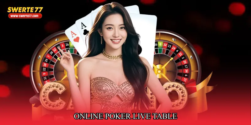 online poker live table